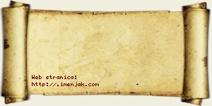 Momčilo Jakšić vizit kartica